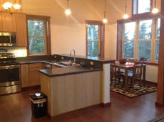 More of the kitchen and dining area.