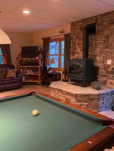 Thermostat controlled Gas Fireplace