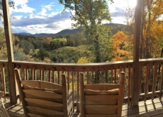 Relax on either of the two decks with many rocking chairs, swing and table
